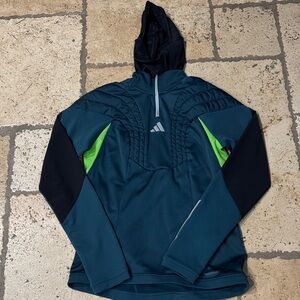 Adidas pullover with built in mask.